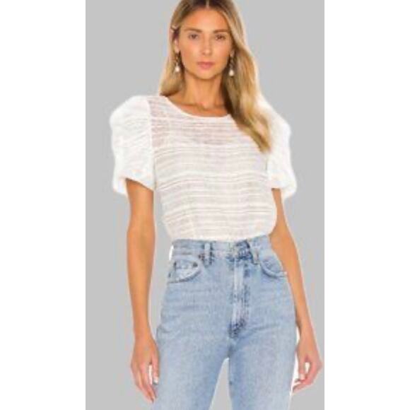 AMANDA UPRICHARD SIZE L White Blouse P2P 21’ - Picture 1 of 2